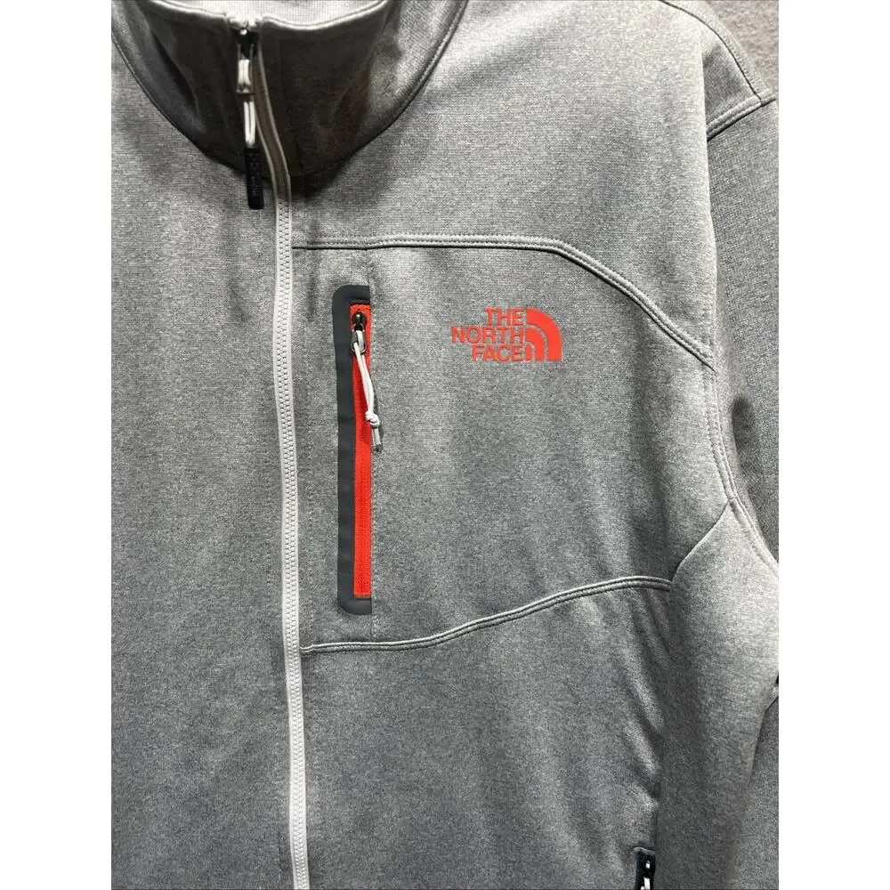 The North Face Canyonlands Sweatshirt Gray/Red Mens Size Large